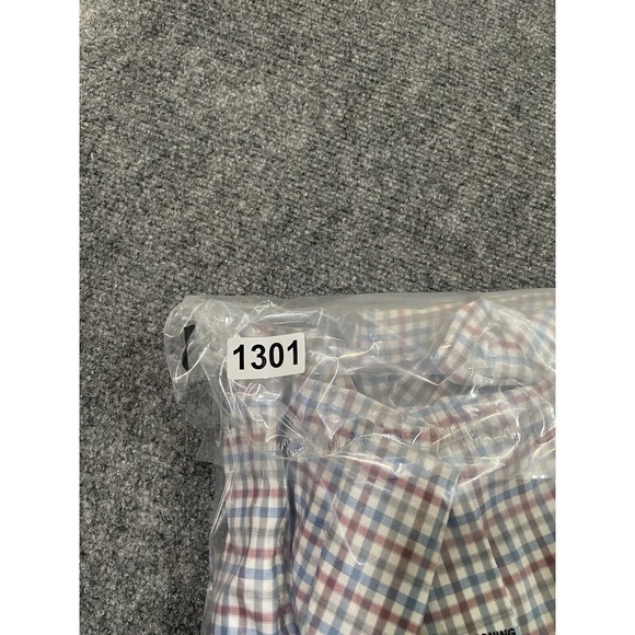 Johnnie O Shirt Mens Xxl Prepformance Plaid Button Up Casual Comfort Work - Picture 7 of 7